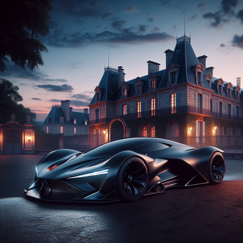 bugatti la voiture noire