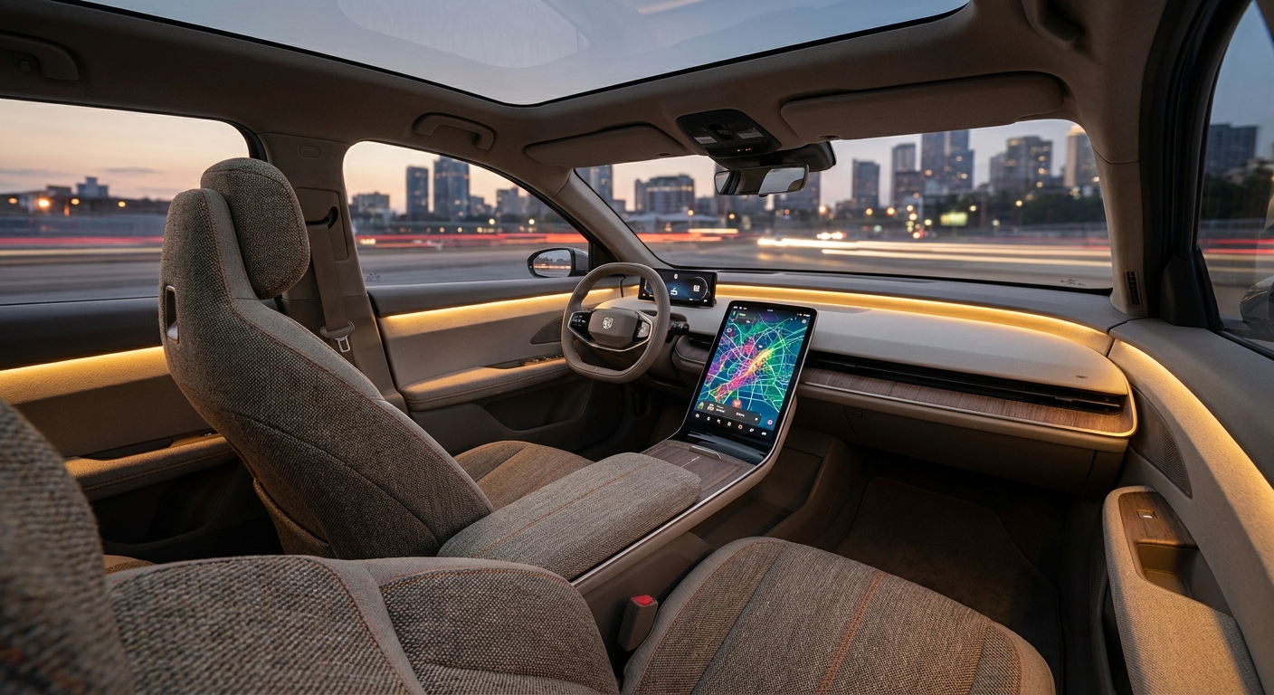skoda elroq interieur