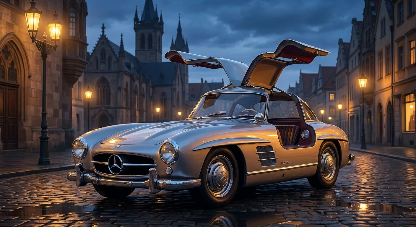 mercedes porte papillon